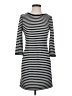 Express Stripes Black Casual Dress Size S - photo 1
