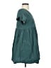 ASOS 100% Cotton Teal Short Sleeve Blouse Size 2 - photo 4