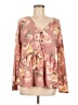 Bluivy Pink Long Sleeve Blouse Size S - photo 1