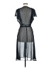 MSK Polka Dots Blue Casual Dress Size M (estimated) - photo 2
