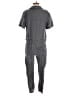 Zara Metallic Gray Jumpsuit Size S - photo 2