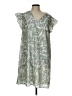 VOY 100% Polyester Tropical Green Casual Dress Size L - photo 1