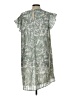 VOY 100% Polyester Tropical Green Casual Dress Size L - photo 2
