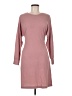 Neiman Marcus 100% Polyester Solid Pink Casual Dress Size M - photo 1