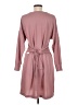 Neiman Marcus 100% Polyester Solid Pink Casual Dress Size M - photo 2