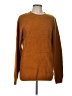 MAX 100% Acrylic Chevron-herringbone Brown Pullover Sweater Size L - photo 1