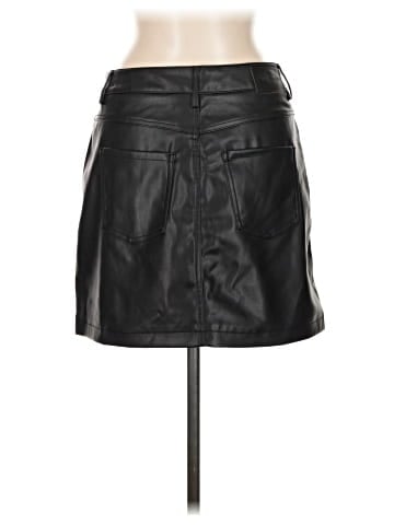 DKNY Jeans Faux Leather Skirt (view 2)