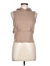 Meraki Tan Sleeveless T-Shirt Size L - photo 1