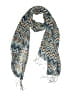 Unbranded Chevron-herringbone Blue Scarf One size - photo 1