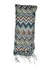 Unbranded Chevron-herringbone Blue Scarf One size - photo 2
