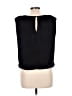 Glam 100% Polyester Black Sleeveless Blouse Size L - photo 2