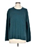 Ella Moss Solid Teal Pullover Sweater Size L - photo 1