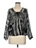 Free People Black Long Sleeve Blouse Size M - photo 1