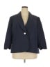 Le Suit 100% Polyester Chevron-herringbone Blue Blazer Size 20 - photo 1