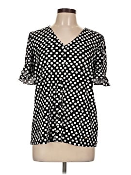 Anne Klein Short Sleeve Blouse