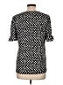 Anne Klein Polka Dots Black Short Sleeve Blouse Size L - photo 2