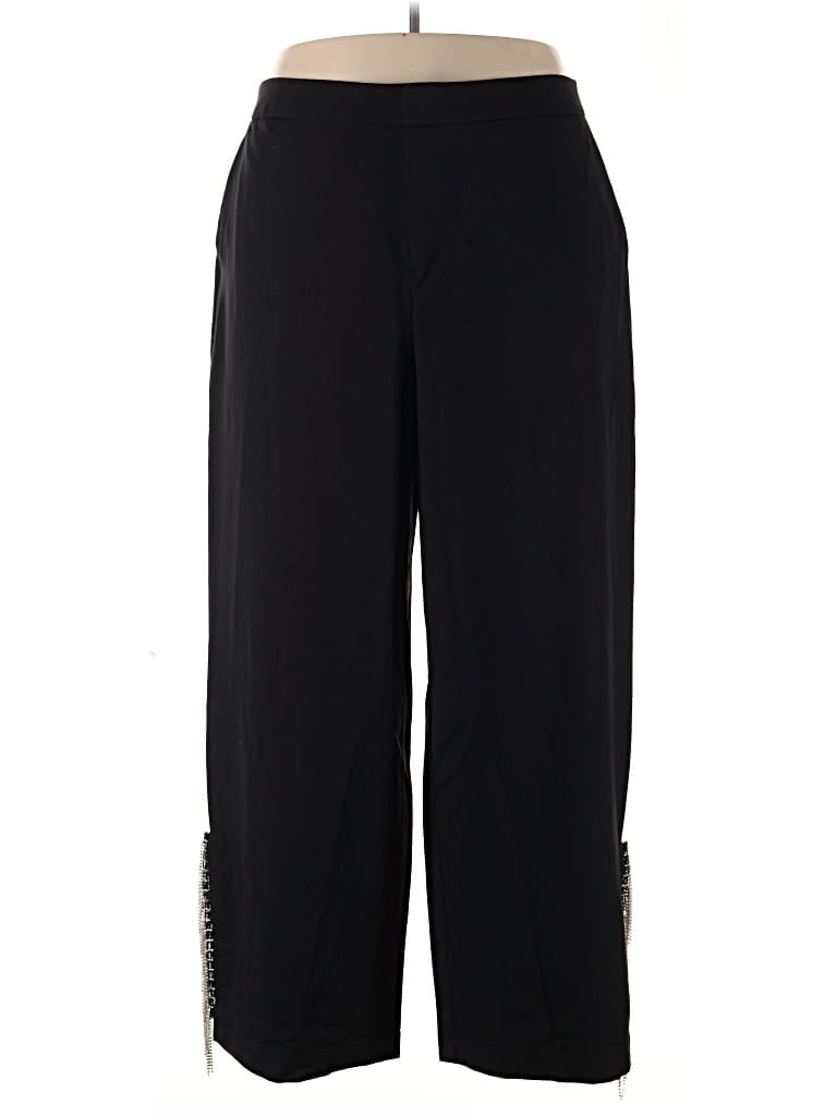 Pre-owned Eloquii Track Pants In Black