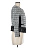 Banana Republic Houndstooth Gray Black Jacket Size 6 - photo 4