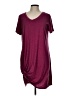 Miselon Burgundy Short Sleeve Top Size L - photo 1