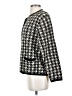 Crystal-Kobe 100% Acrylic Houndstooth Black Cardigan Size S - photo 5