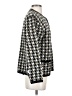 Crystal-Kobe 100% Acrylic Houndstooth Black Cardigan Size S - photo 4