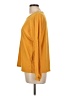 Rose + Olive Yellow Long Sleeve Blouse Size L - photo 5