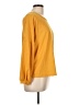 Rose + Olive Yellow Long Sleeve Blouse Size L - photo 4