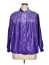 Only 100% Polyester Purple 3/4 Sleeve Blouse Size 1X - photo 1