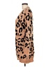 Shein 100% Polyester Animal Print Tan Cardigan Size 6 - photo 5