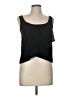 Lucy Love 100% Challis Black Tank Top Size M - photo 1