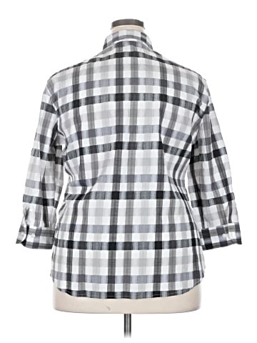 Alia 3/4 Sleeve Button-Down Shirt (view 2)