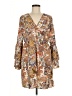 Unbranded 100% Polyester Paisley Brown Casual Dress Size M - photo 1
