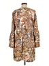 Unbranded 100% Polyester Paisley Brown Casual Dress Size M - photo 2