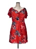 City Chic Red Casual Dress Size 16 Plus (S) - photo 1