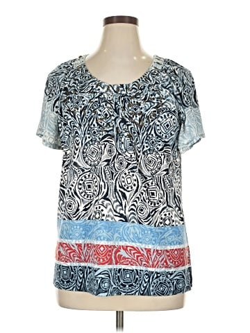R.Q.T Short Sleeve Blouse (view 1)