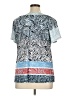 R.Q.T 100% Polyester Blue Short Sleeve Blouse Size 1X - photo 2
