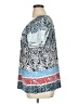 R.Q.T 100% Polyester Blue Short Sleeve Blouse Size 1X - photo 5