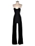 Crystal Doll Solid Black Jumpsuit Size 3 - photo 1