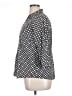 212 Collection Polka Dots Black 3/4 Sleeve Button-Down Shirt Size 1X - photo 5