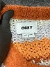 Obey Stripes Orange Pullover Sweater Size M - photo 7
