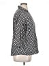 212 Collection Polka Dots Black 3/4 Sleeve Button-Down Shirt Size 1X - photo 4