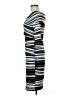 Belle+Sky Stripes Black Casual Dress Size M - photo 5