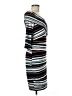 Belle+Sky Stripes Black Casual Dress Size M - photo 4