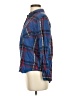 BDG 100% Cotton Plaid Blue Long Sleeve Button-Down Shirt Size S - photo 5