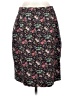 Pale Sky 100% Polyester Floral Black Casual Skirt Size XS (estimated) - photo 1