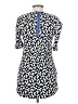 Deletta Polka Dots Black Casual Dress Size S - photo 2