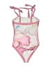 Unbranded Graphic Pink One Piece Swimsuit Size M - photo 2