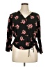 Old Navy Black 3/4 Sleeve Blouse Size XL - photo 1