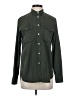 Vince. Solid Green Long Sleeve Button-Down Shirt Size XS - photo 1