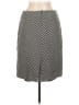 Talbots 100% Wool Chevron-herringbone Gray Casual Skirt Size 8 - photo 2